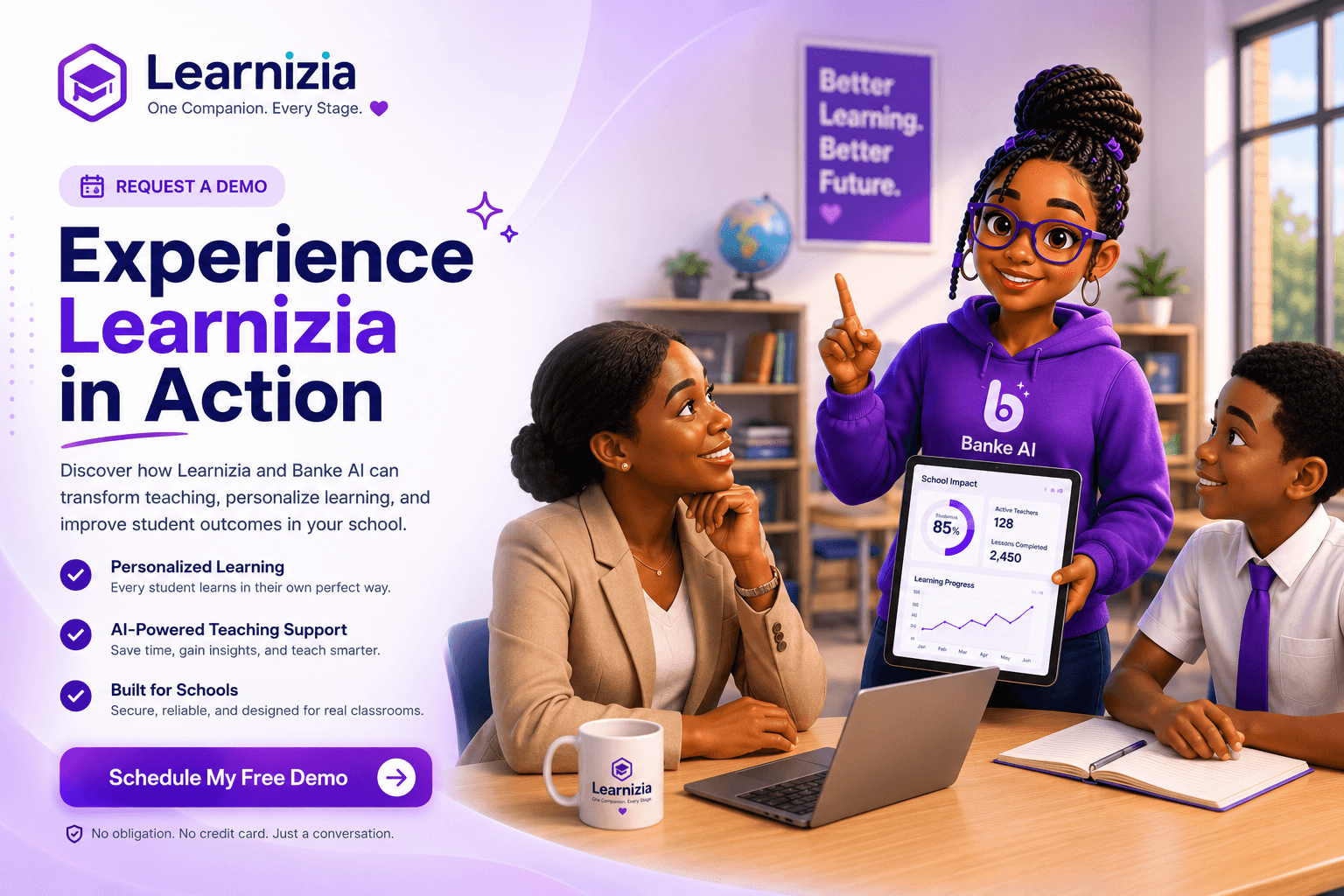 Learnizia Request Demo Hero
